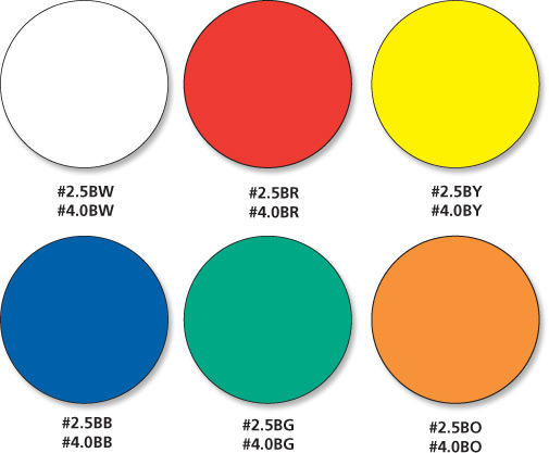 Stock 4" Diameter Circles